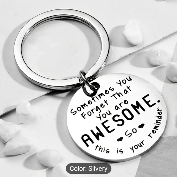 Appreciation you are awesome Keychain gift BNWT - Picture 4 of 4